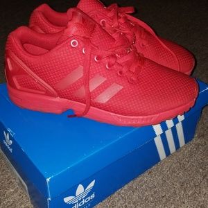 🔥🔥Fire Engine Red Adidas ZX Flux🔥🔥
